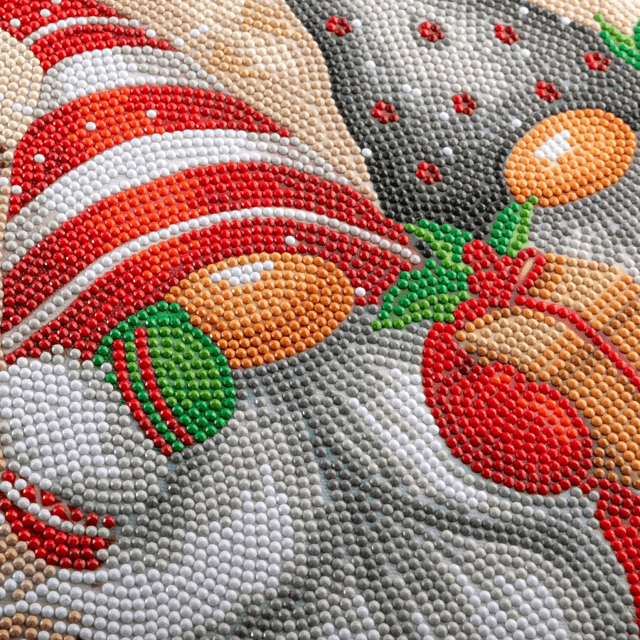 Festive Trio Crystal Art Framed Canvas Kit 50x40cm finish