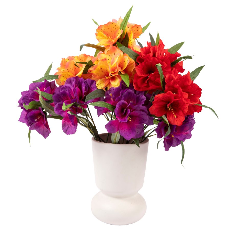 Forever Flowerz Alstroemeria Kit Vibrant vase