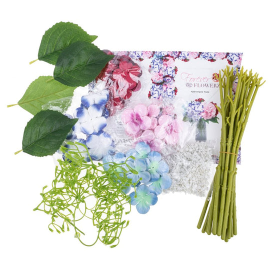 Forever Flowerz Hydrangea Kit contents