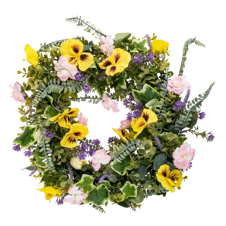 Forever Flowerz Tulip Wreath complete