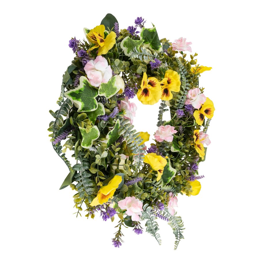 Forever Flowerz Tulip Wreath side