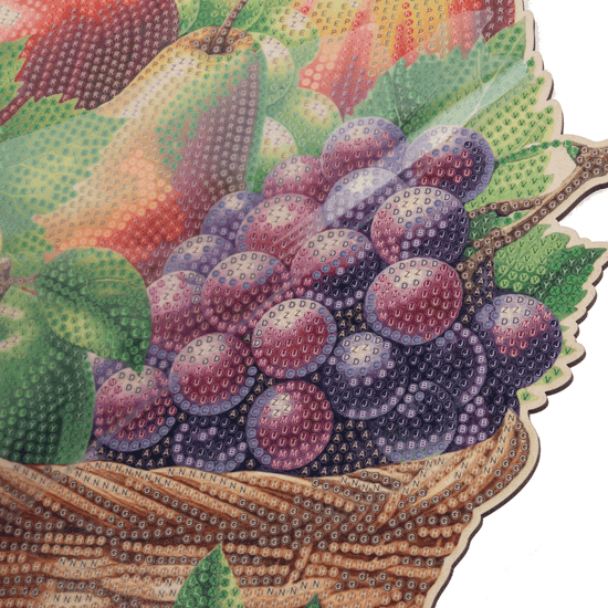 Fruit Basket Crystal Art Wooden Decoration Kit 4