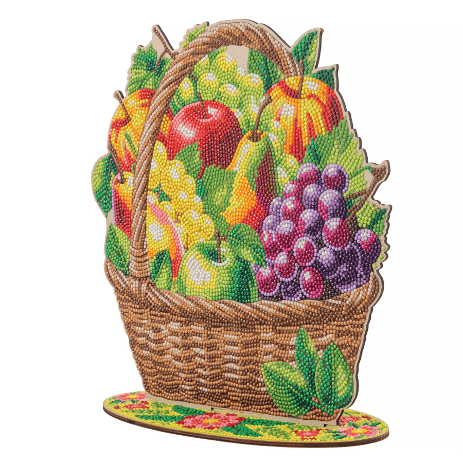 Fruit Basket Crystal Art Wooden Decoration Kit 8
