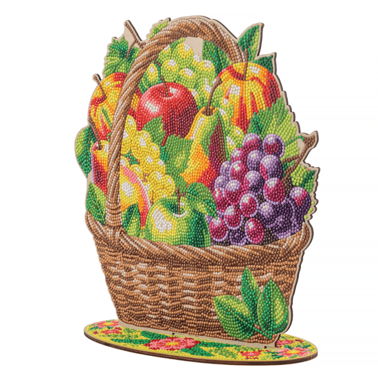 Fruit Basket Crystal Art Wooden Decoration Kit 8
