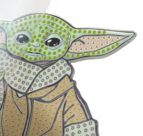 Grogu Crystal Art Mirror Buddies Kit Star Wars 4