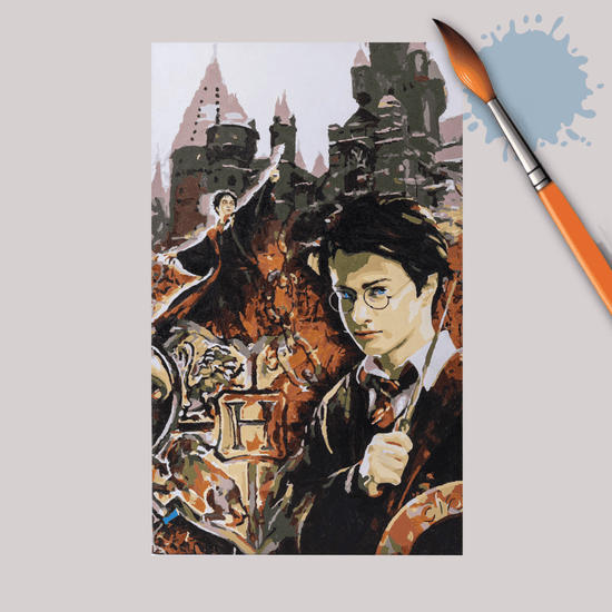 Harry Potter Collage Paint By Numbers Canvas Kit