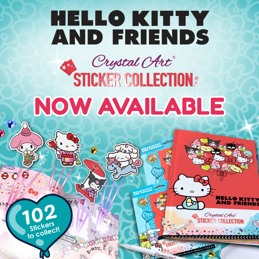 Hello Kitty diamond art banner