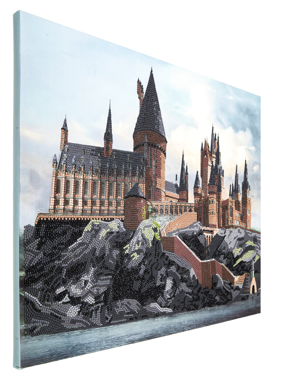 Hogwarts Castle Harry Potter Crystal Art Canvas 40x50 1