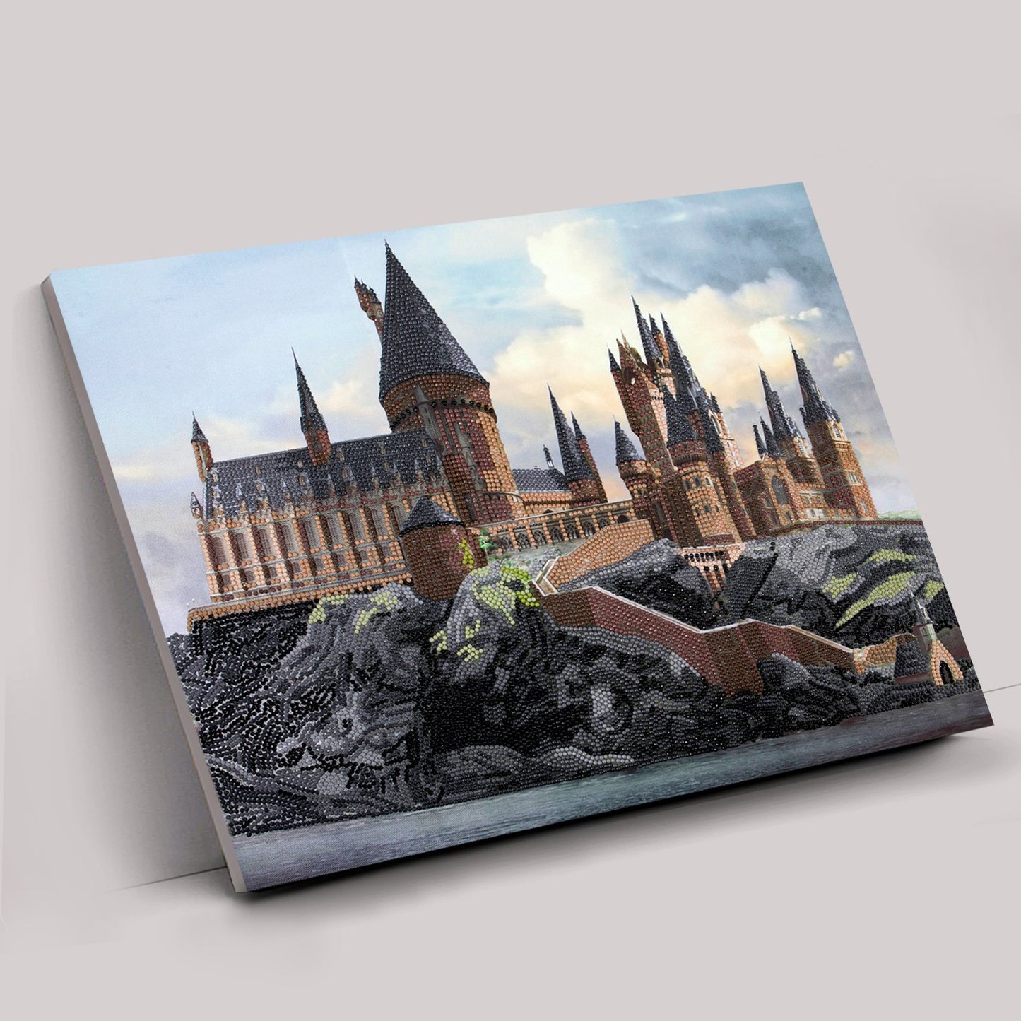 Hogwarts Castle Harry Potter Crystal Art Canvas 40x50 8