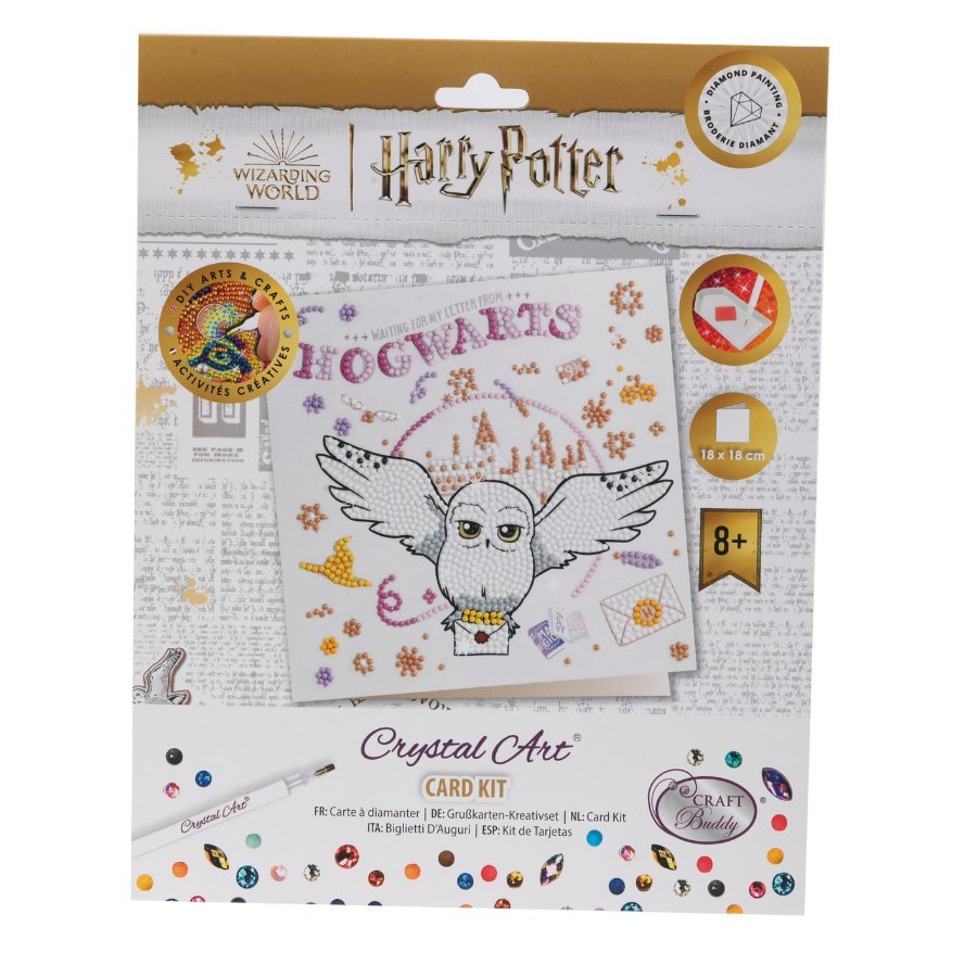 Harry Potter Crystal Art 18x18cm Greeting Card Bundle x 8