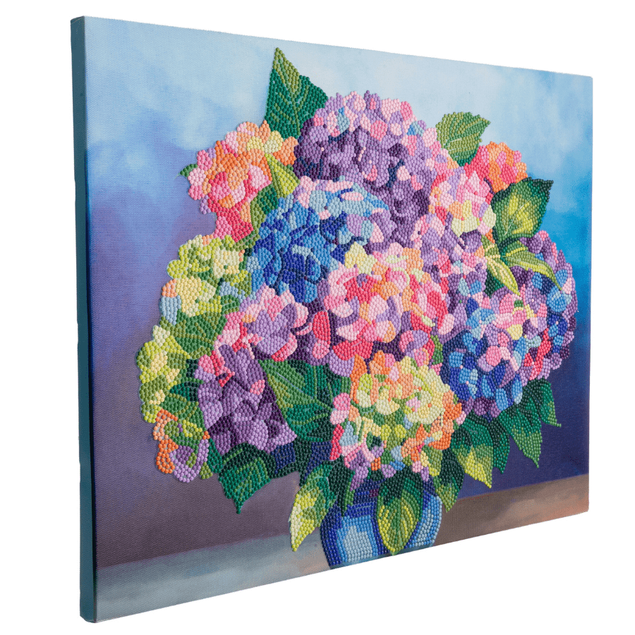 "Floral Set" Crystal Art Canvas Kit 35cmx45cm Set of 2