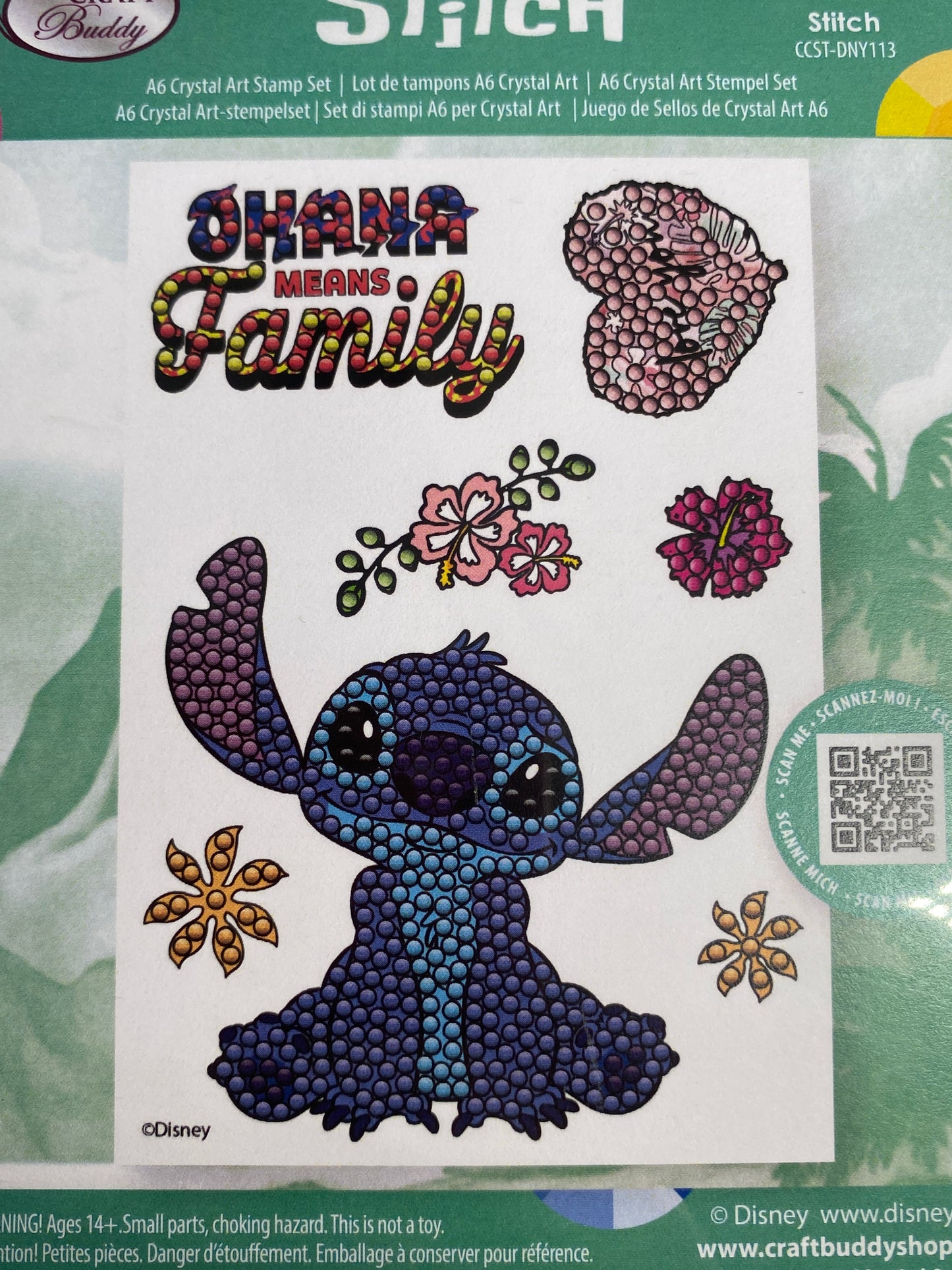 "Stitch" Crystal Art A6 Stamp Set
