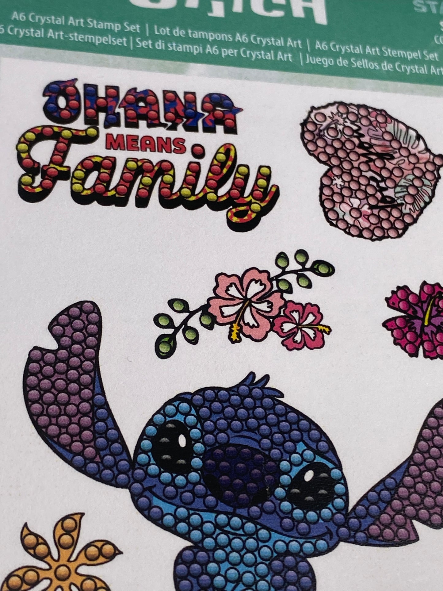 "Stitch" Crystal Art A6 Stamp Set
