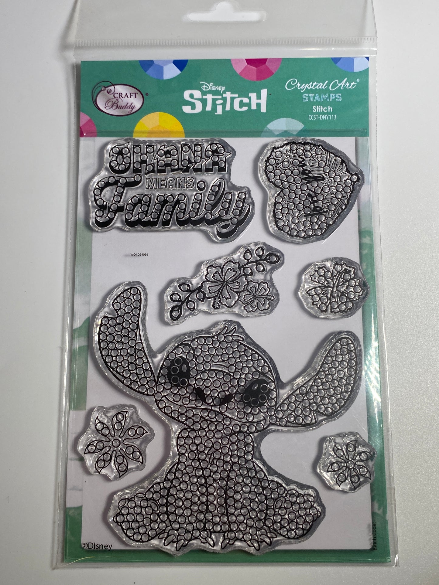 "Stitch" Crystal Art A6 Stamp Set