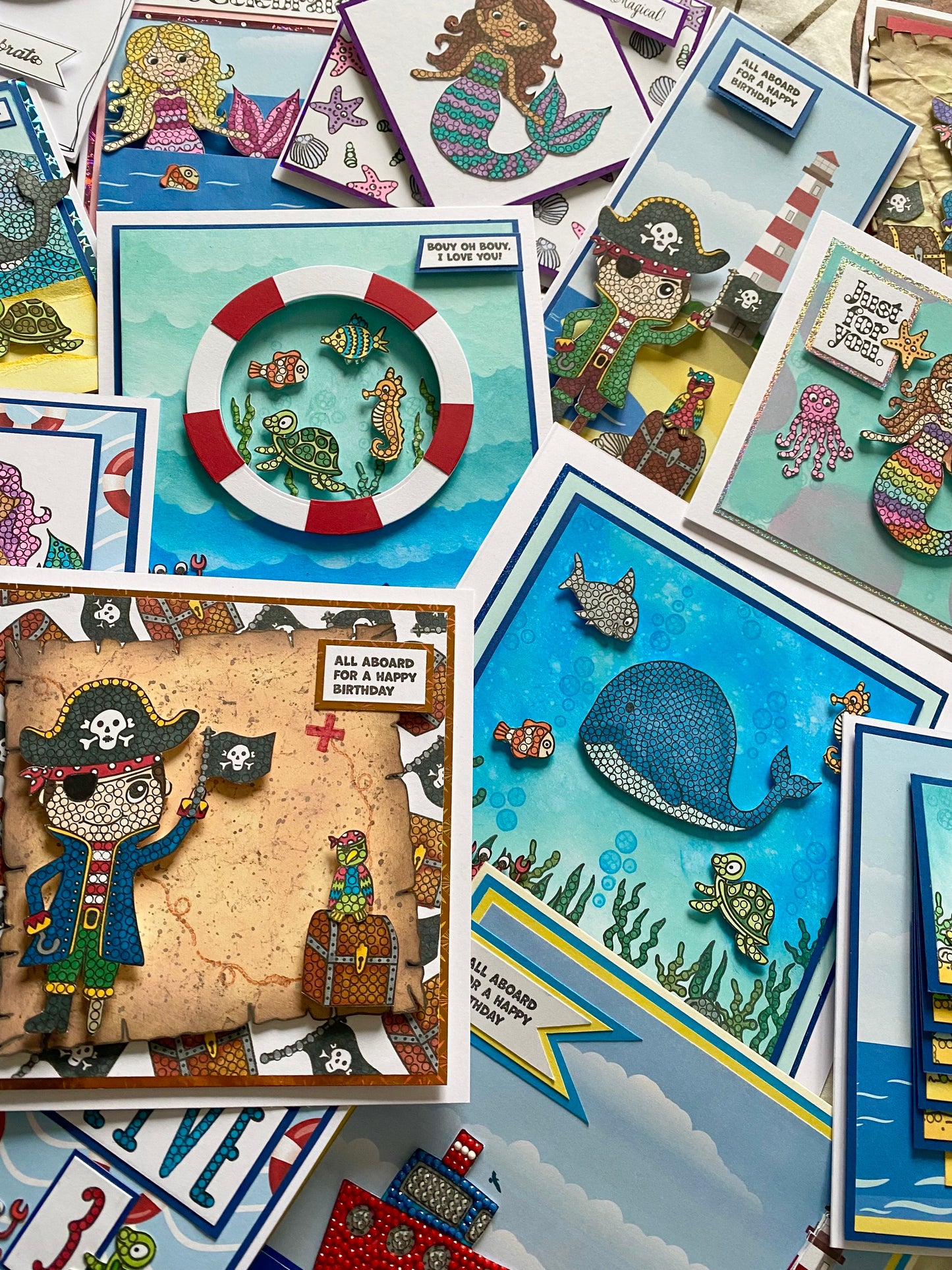 "Pirate Adventure" Crystal Art A6 Stamp Set