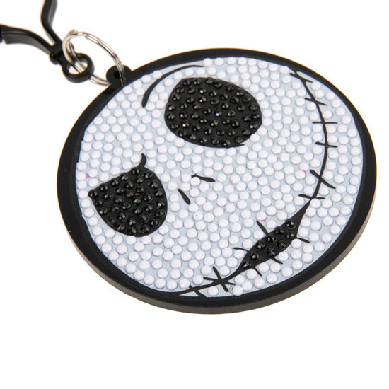 Jack Skellington Crystal Art Bag Charm 1