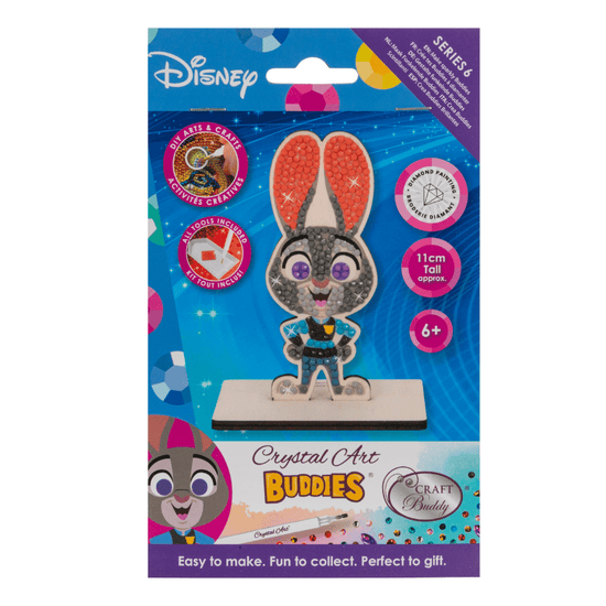 Judy Hopps Crystal Art Buddies Zootopia Series 6 pack