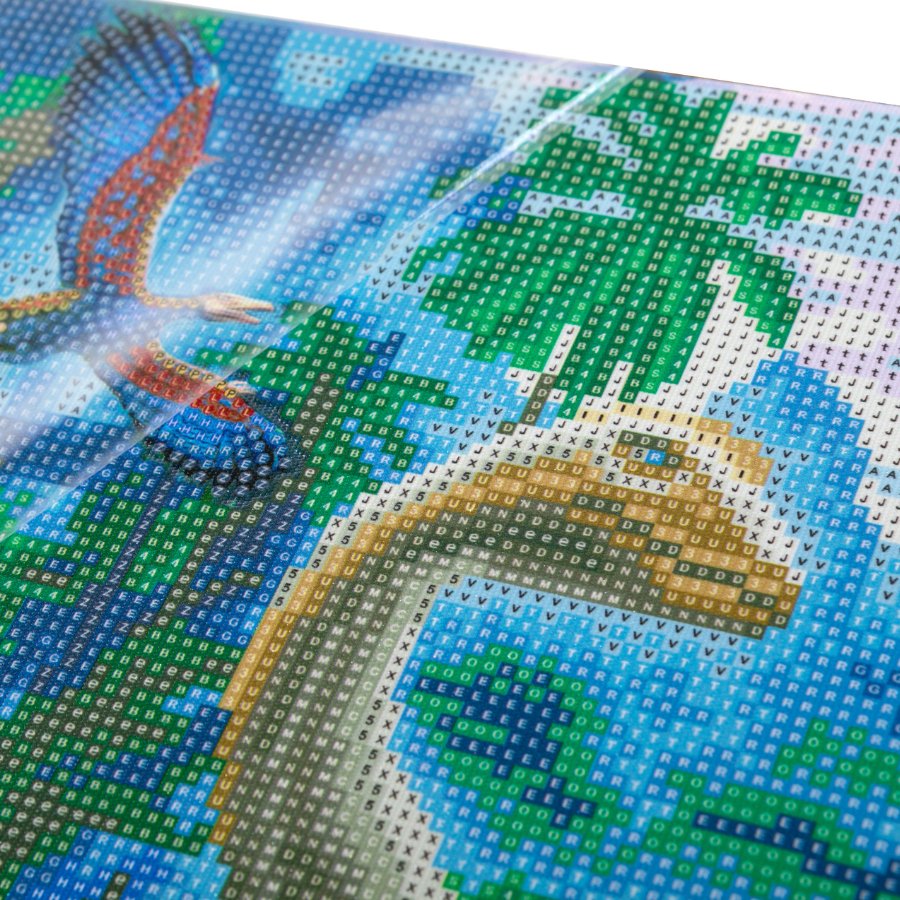 "Jurassic Jungle" Crystal Art Canvas Kit 40cmx50cm