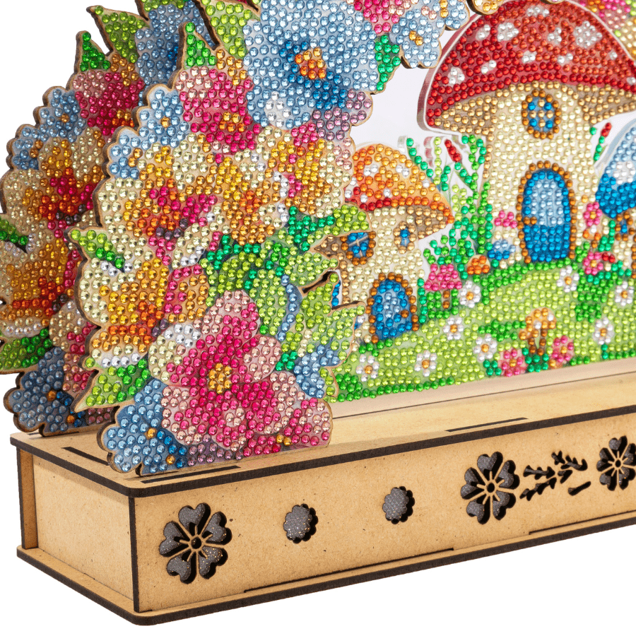 Light Up Floral Burst 3D Crystal Art LED Scene 3D
