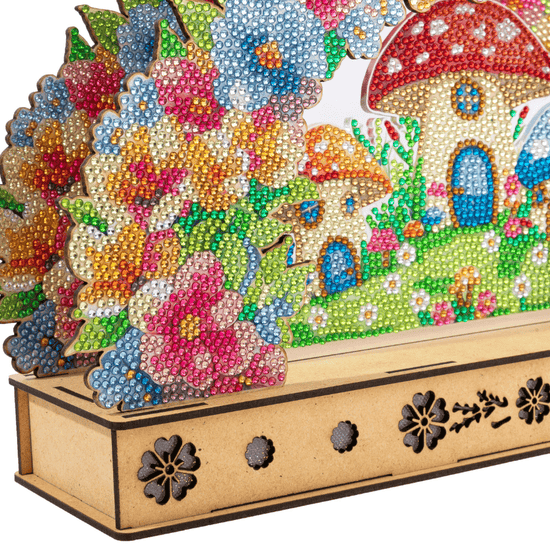 Light Up Floral Burst 3D Crystal Art LED Scene 3D