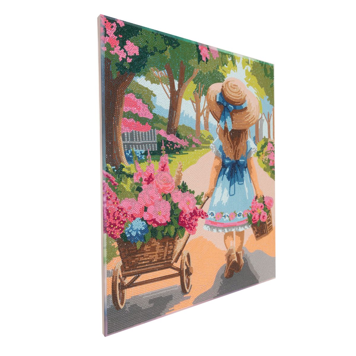 Little gardeners journey crystal art canvas 40x50 side