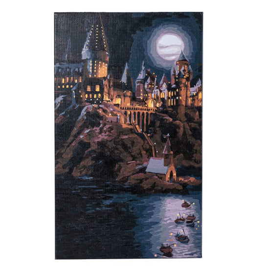 "Magical Hogwarts" Harry Potter Paint By Numb3rs Canvas Kit Front