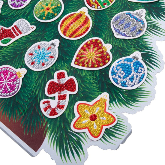 Magnetic Crystal Art Advent Calendar Tree 3