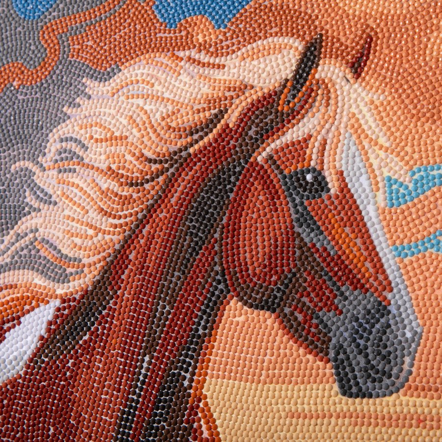 Majestic Horse Crystal Art Scroll Kit 35x45cm 6