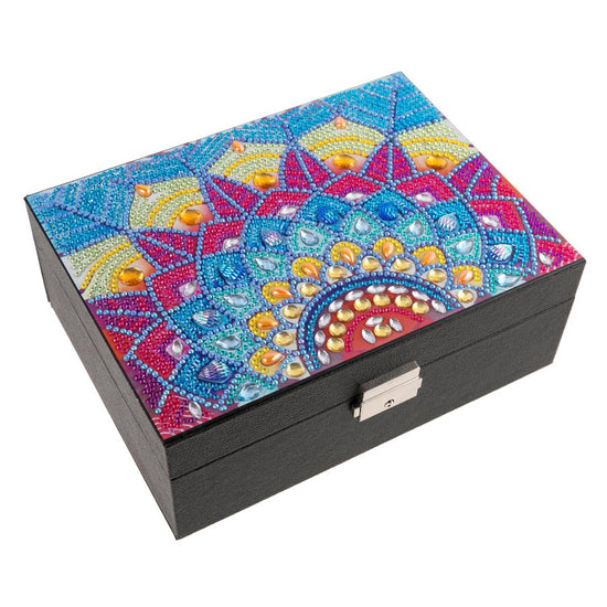 Mandala Crystal Art Jewellery Box 6 