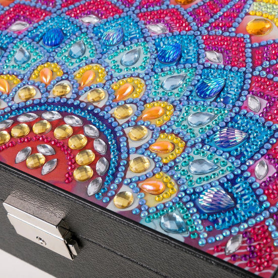 Mandala Crystal Art Jewellery Box 8