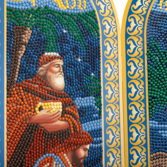 Nativity Crystal Art Fold Out Decoration