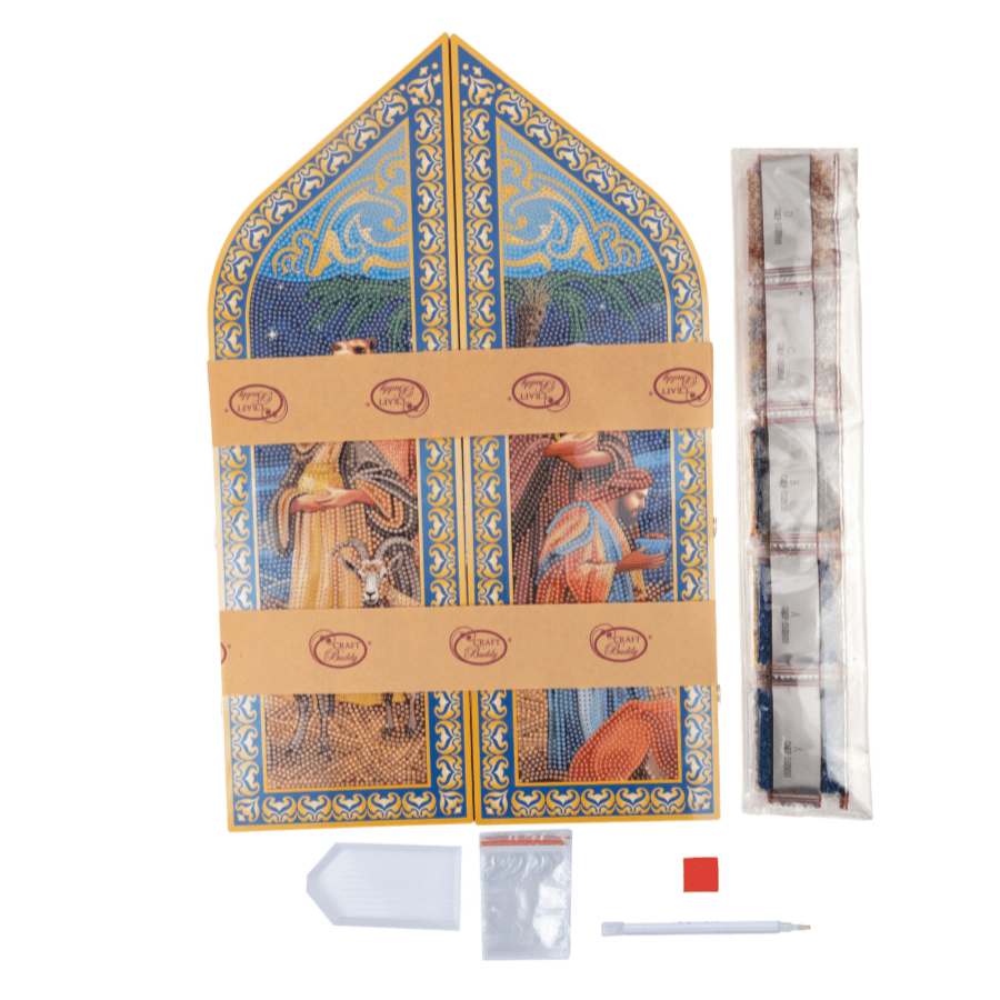 Nativity Crystal Art Fold Out Decoration