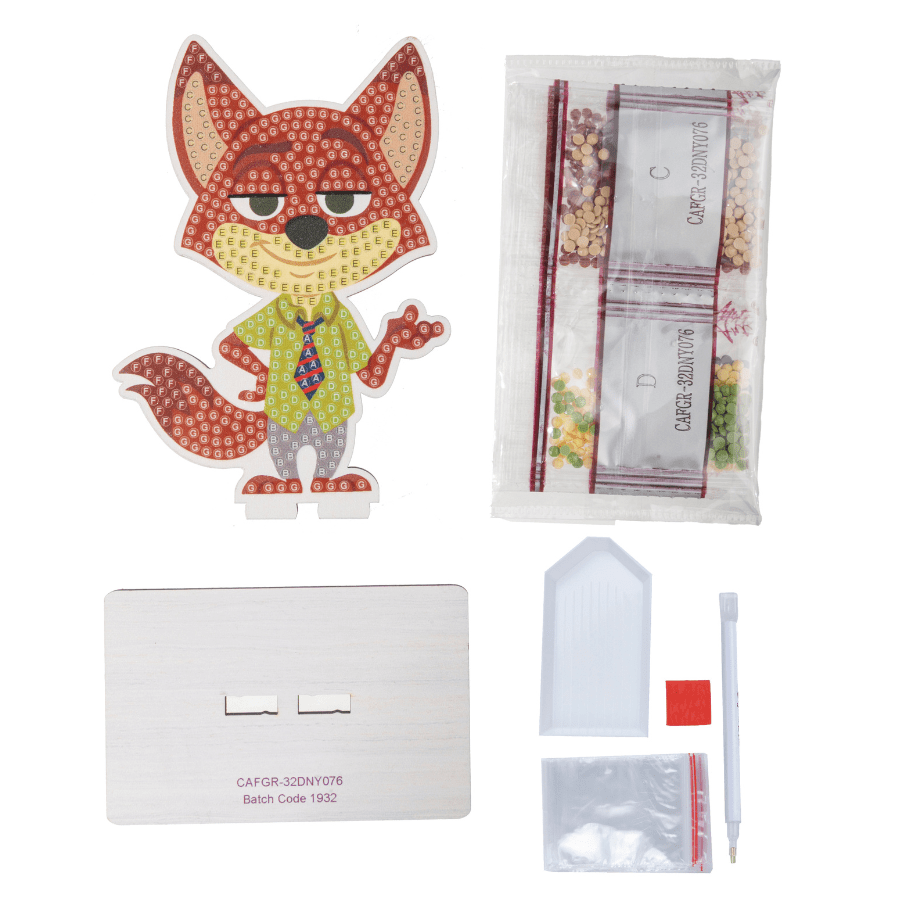 Nick Wilde Crystal Art Buddies Zootopia Series 6 contents