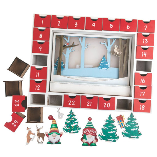 Nordic Gnomes LED Light Up Advent Calendar Kit 3