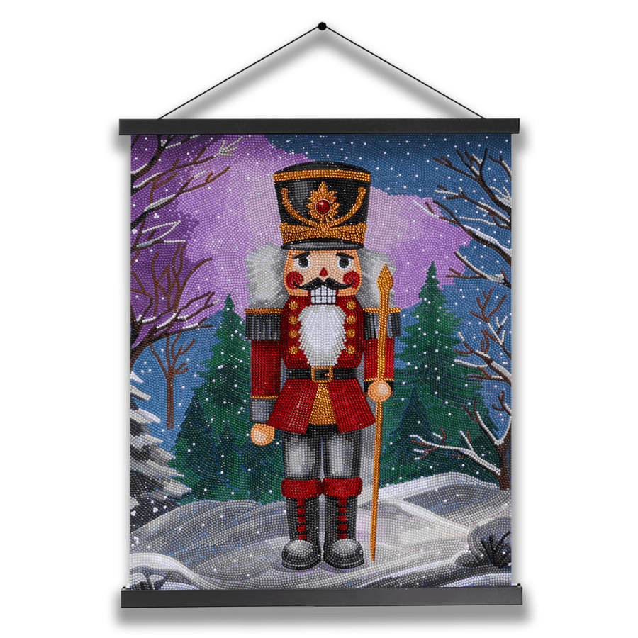 Nutcracker Crystal Art Scroll Kit 40x50cm scroll