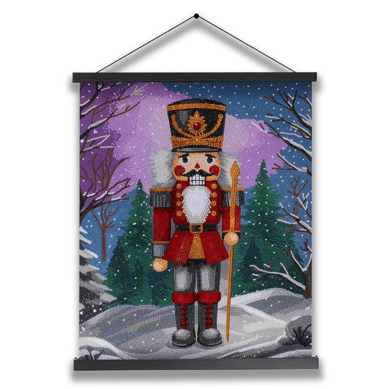 Nutcracker Crystal Art Scroll Kit 40x50cm scroll