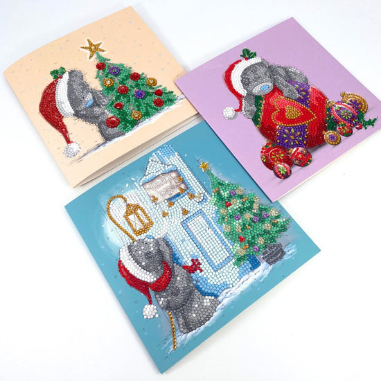 Season Sparkle Tatty Teddy Crystal Art Card-3