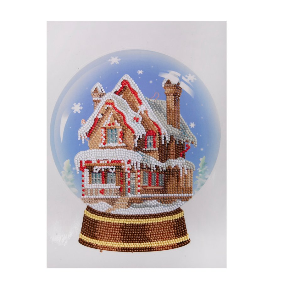 Snowglobes Crystal Art Window Stickers 6