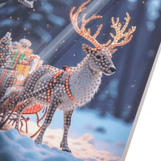 Christmas Crystal Art Collection 18x18cm Card Kit x 8