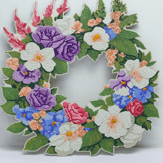 Spring Crystal Art Wreath Kit 3