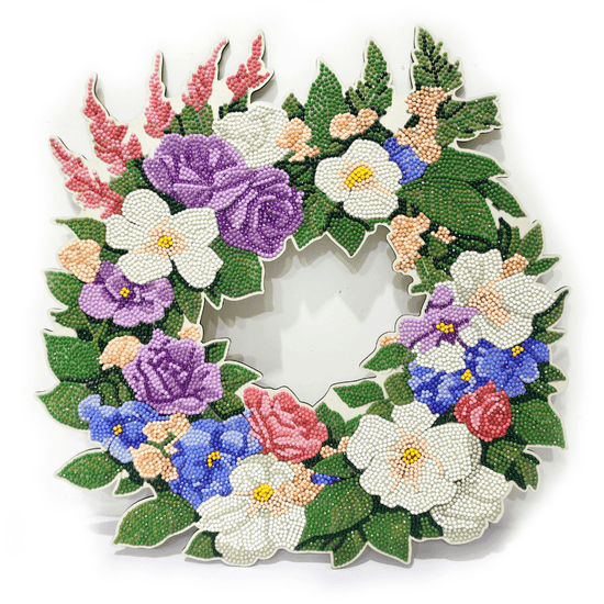 Spring Crystal Art Wreath Kit 5