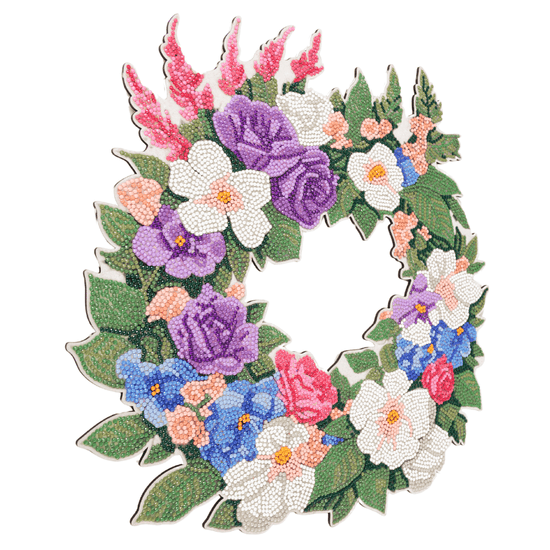 Spring Crystal Art Wreath Kit 6