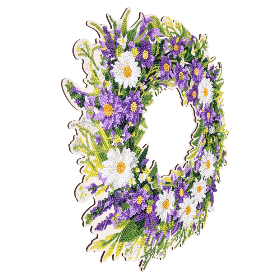 Spring Pastel Crystal Art Wreath Kit
