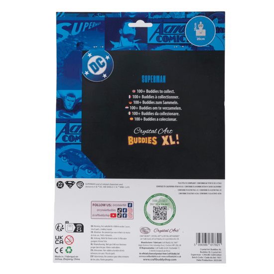 Superman Crystal Art Buddies XL DC 1