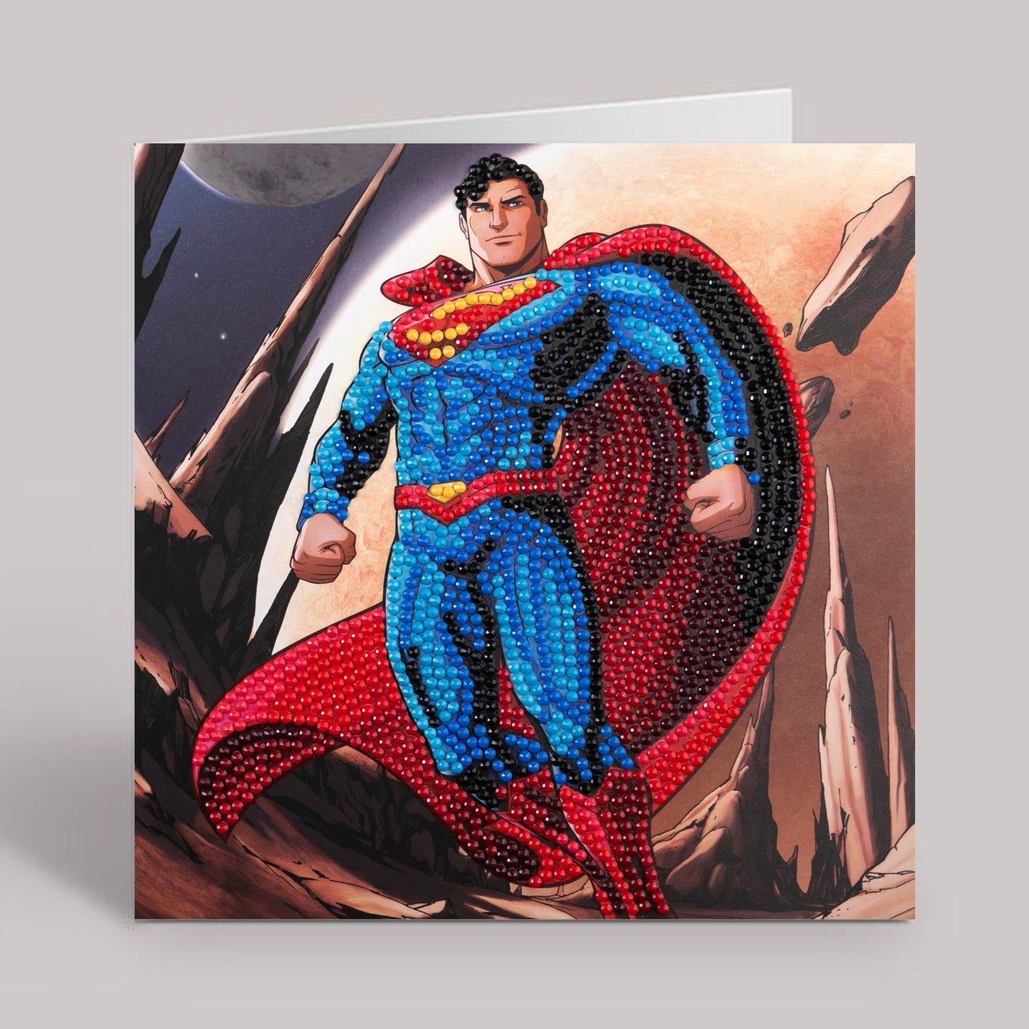 Superman DC Comics Crystal Art Card 3