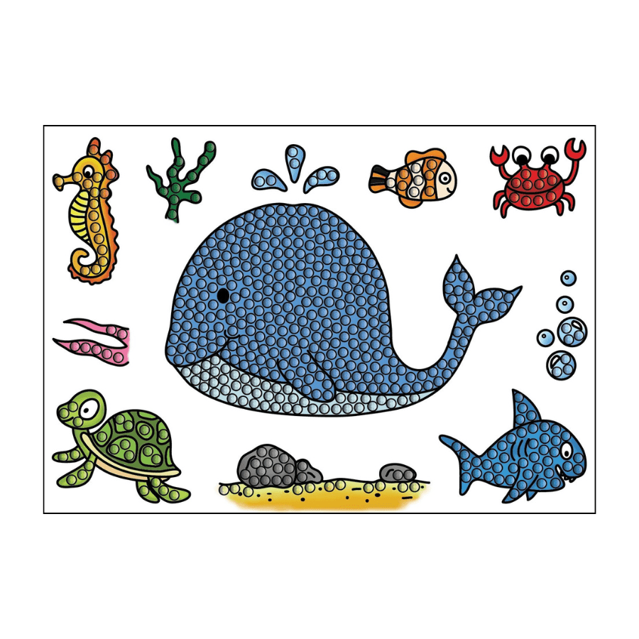 Under The Sea Crystal Art A6 Stamp Set 2