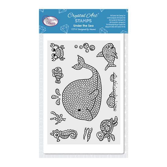 Under The Sea Crystal Art A6 Stamp Set 5