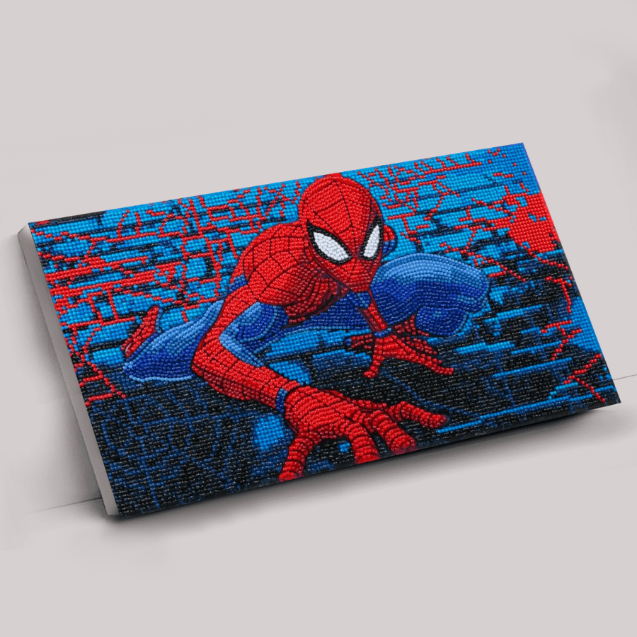 "Spiderman" MARVEL Crystal Art Canvas Kit 22x40cm