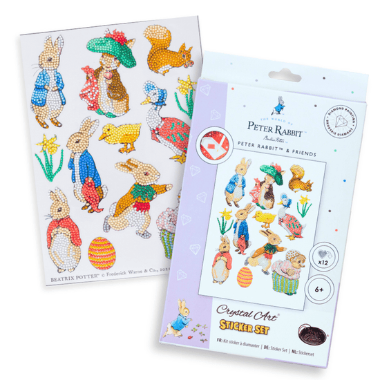 "Peter Rabbit" Crystal Art Sticker Set