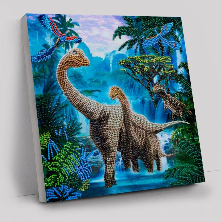 Wander with Dinosaur Art Kit 30x30cm